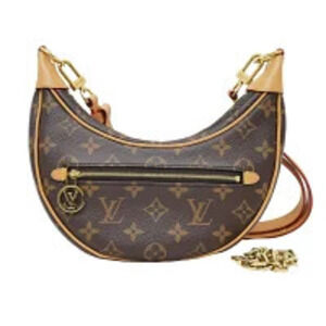 Louis Vuitton Loop Monogram Shoulder Bag Brown